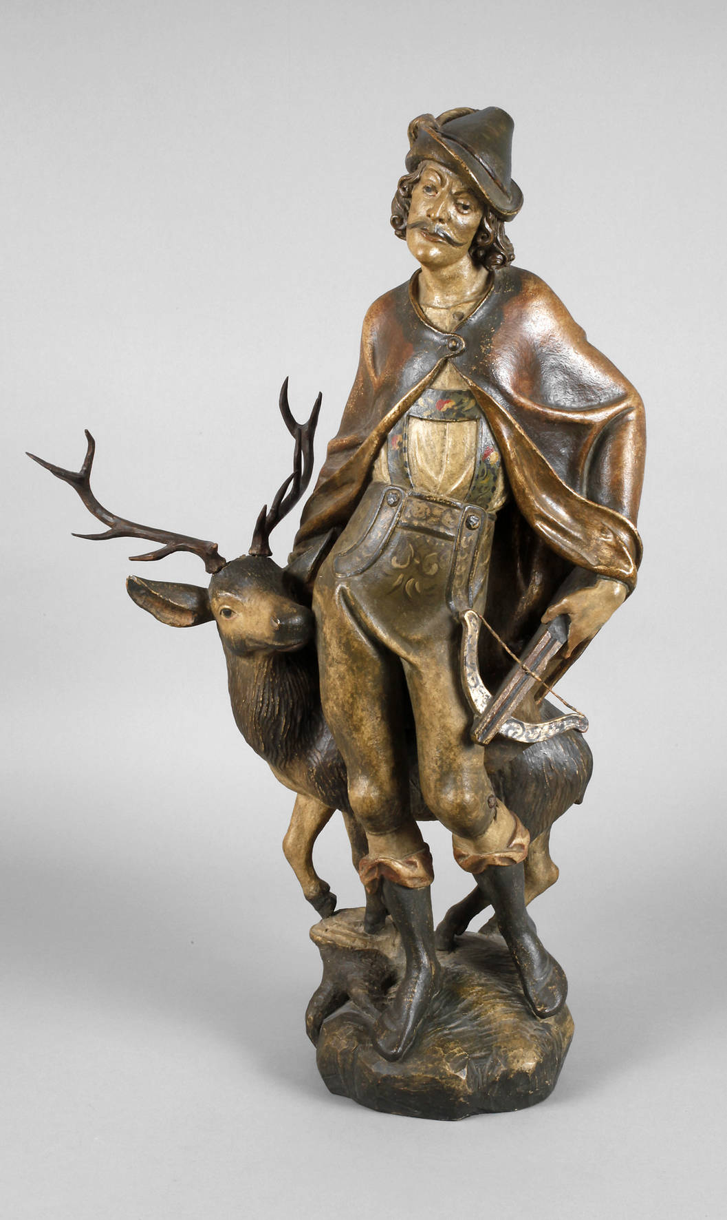 Geschnitzte Heiligenfigur