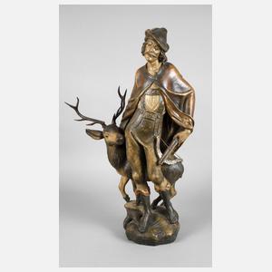 Geschnitzte Heiligenfigur