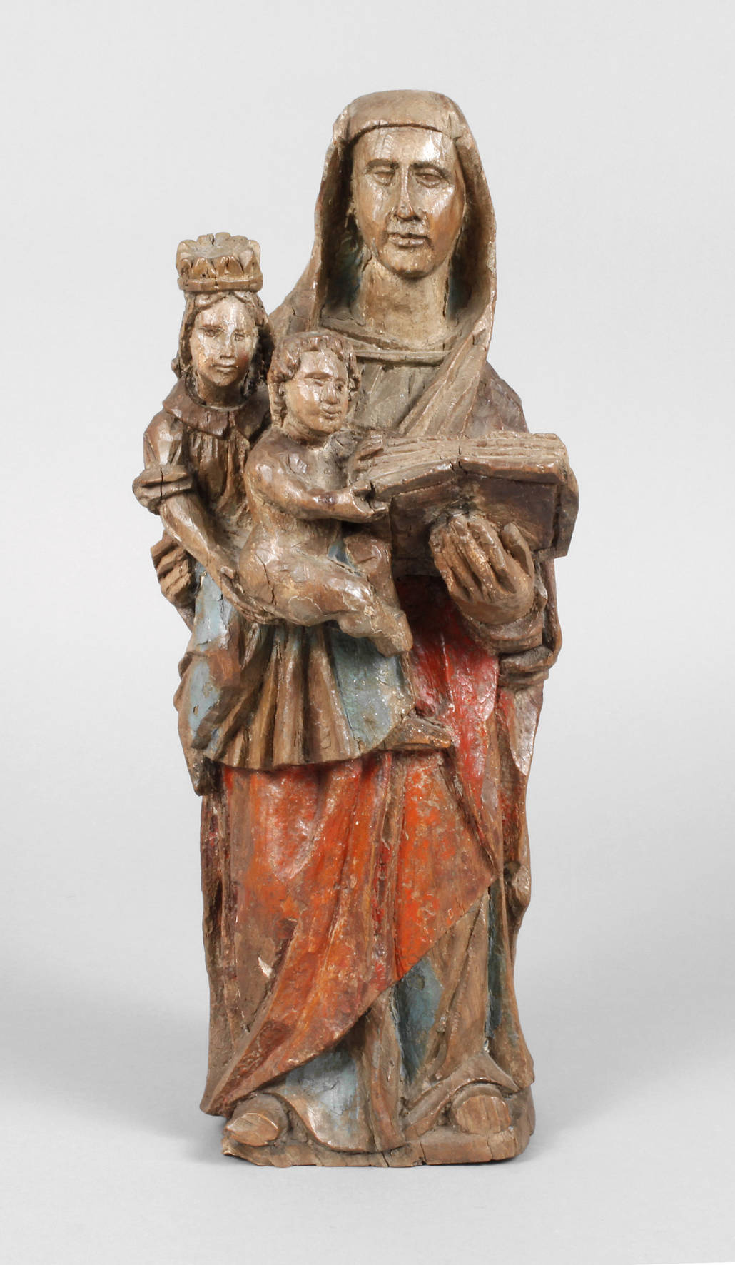 Geschnitzte Heiligenplastik