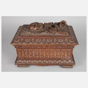 Geschnitzte Schatulle