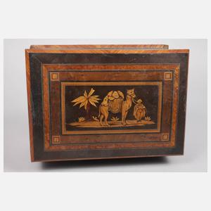 Intarsierte Schatulle