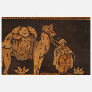 Intarsierte Schatulle