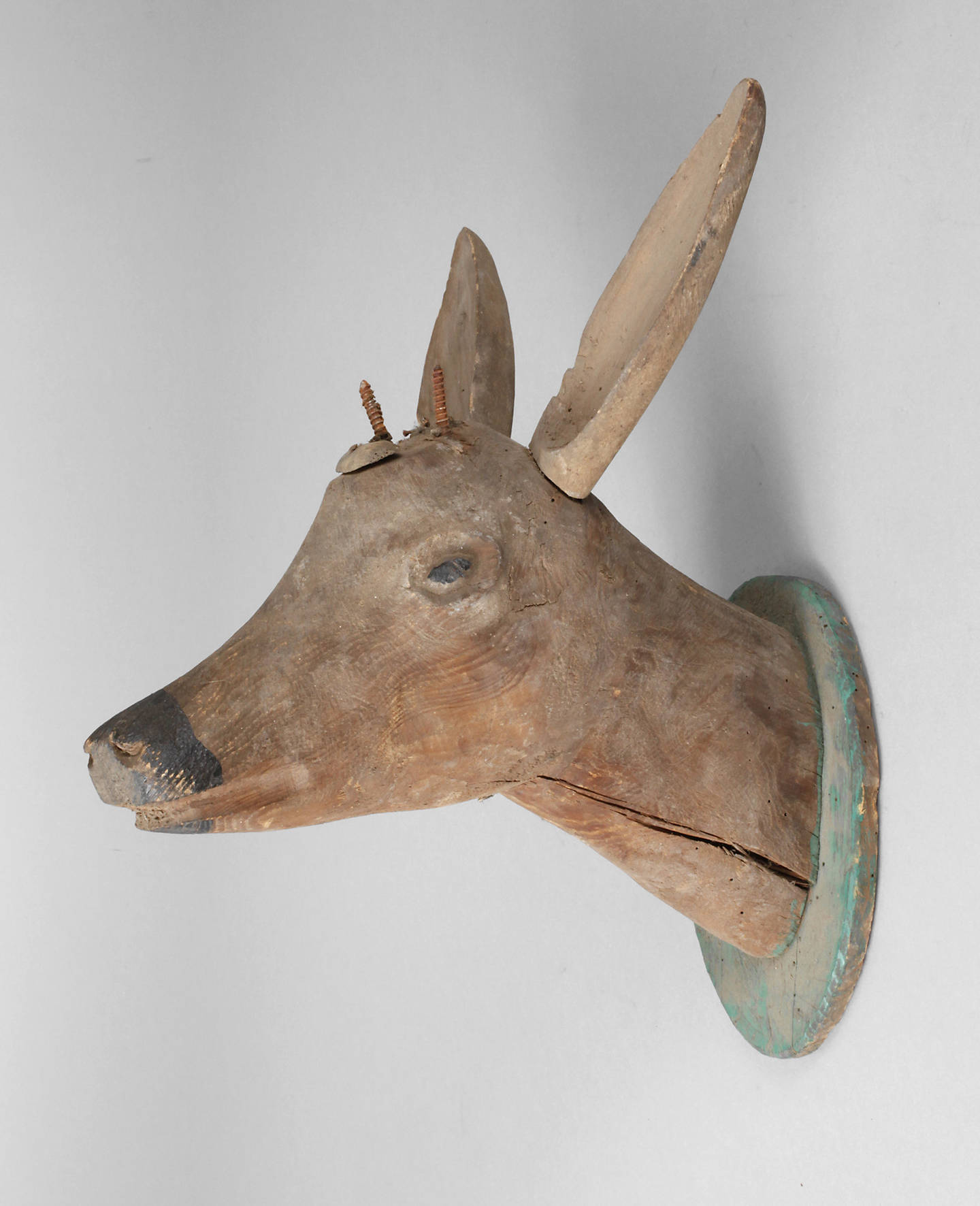 Geschnitzte Jagdtrophäe