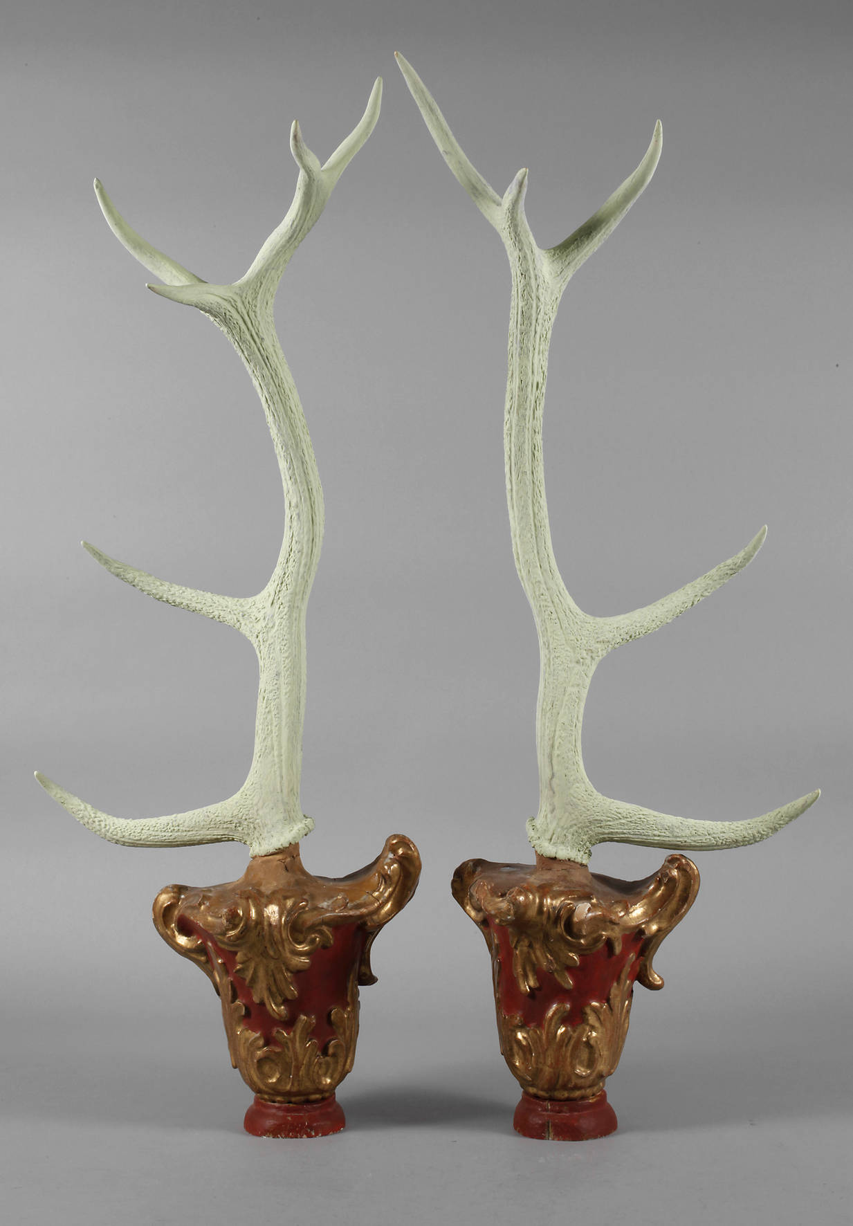 Paar jagdliche Wanddekorationen