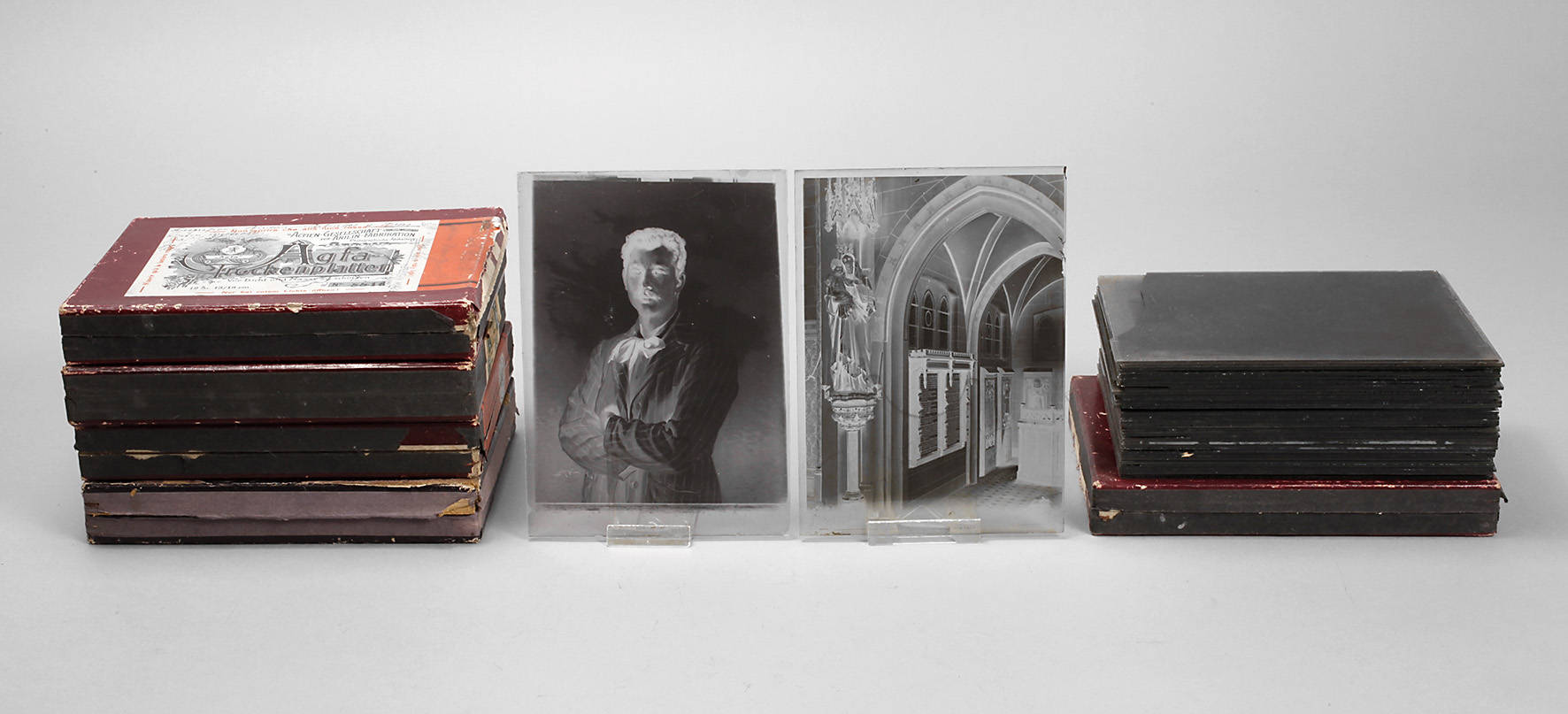 Großer Posten Glasnegative