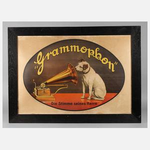Werbeplakat Grammophon