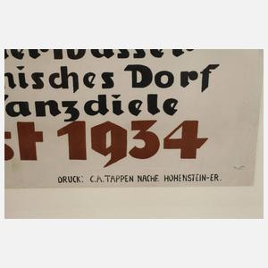 Werbeplakat Bergfest Hohenstein-Ernstthal