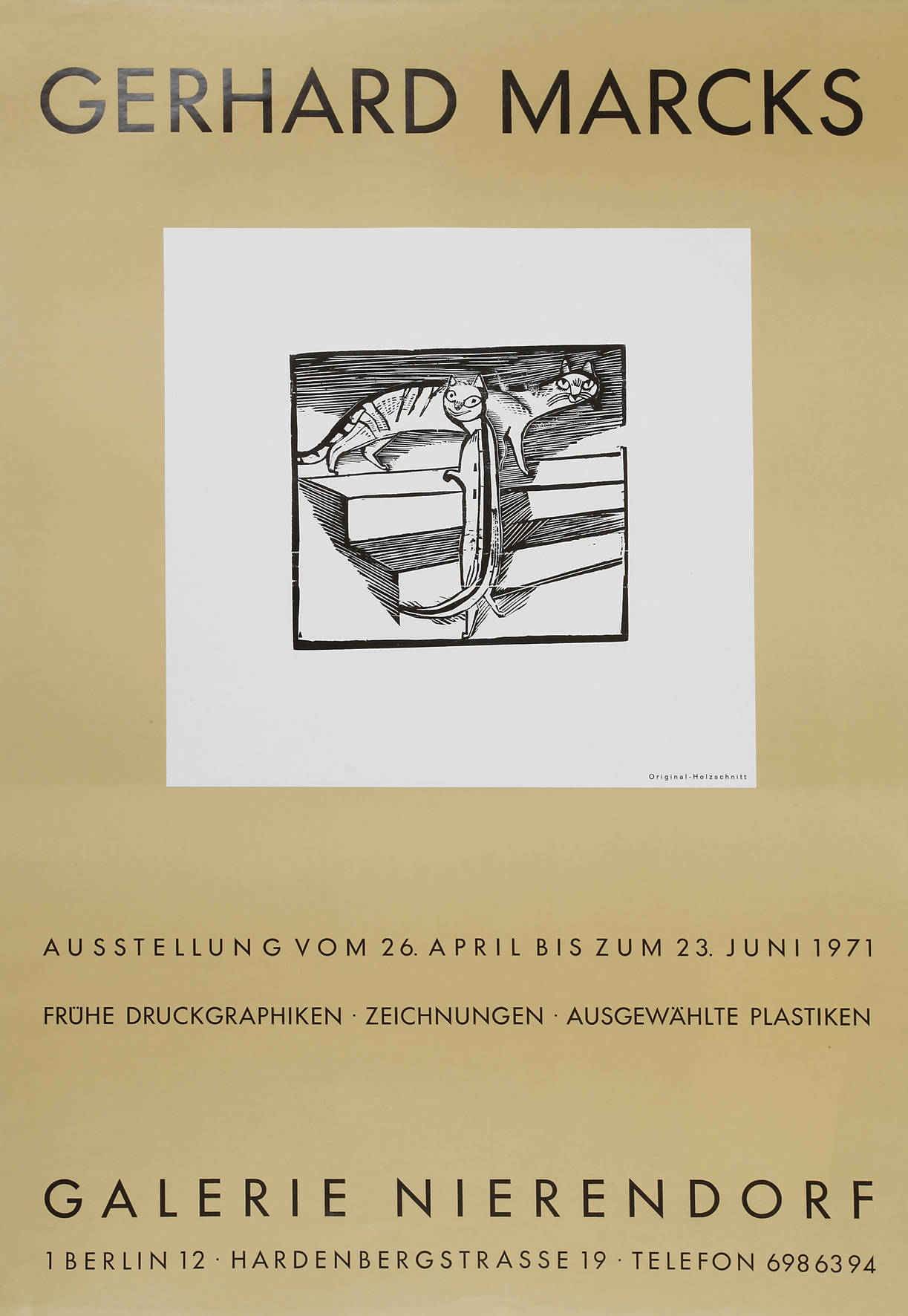 Ausstellungsplakat Gerhard Marcks
