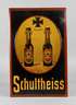 Blechschild Schultheiss
