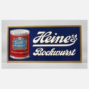 Werbeschild Heine & Co.