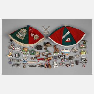 Konvolut Wanderabzeichen und Reiseandenken