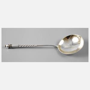 Russland Sahnelöffel Silber