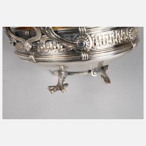 Russland massive Henkelschale Silber