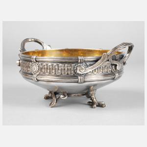 Russland massive Henkelschale Silber
