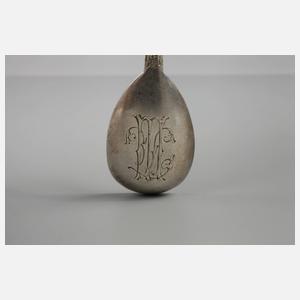 Silber Zierlöffel St. Petersburg