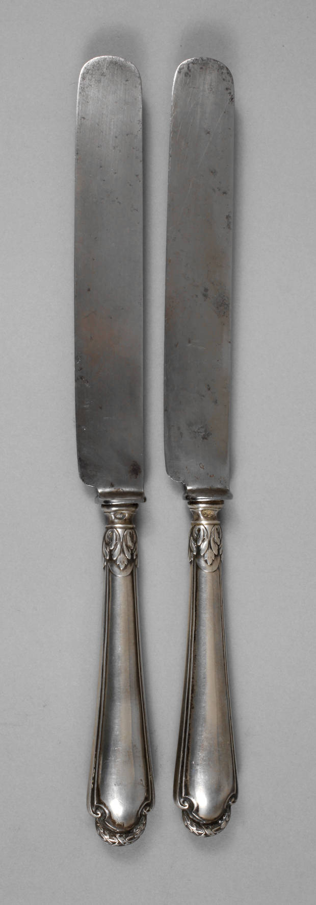 Silber zwei Messer Carl Fabergé