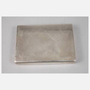 Zigarettendose mit Fotofenster und Streichholzetui