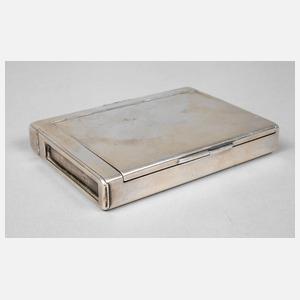 Zigarettendose mit Fotofenster und Streichholzetui