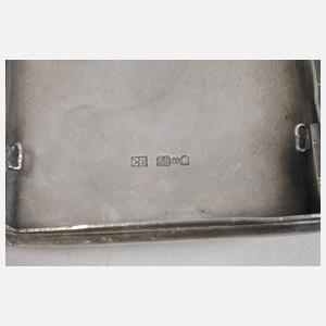 Russland Zigarettenetui Silber