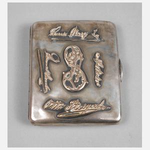 Russland Zigarettenetui Silber