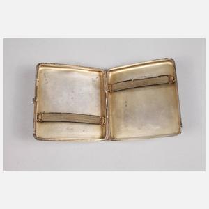 Russland Zigarettenetui Silber