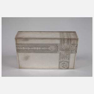 Russland Zigarrendose Silber