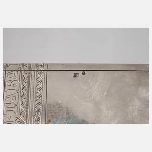 Russland Zigarrendose Silber