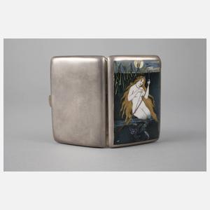 Zigarrettendose Jugendstil Silber