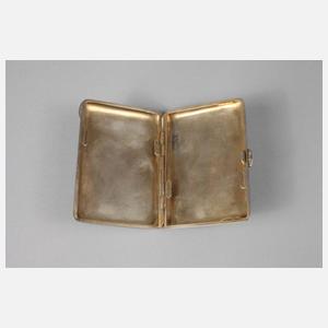 Zigarrettendose Jugendstil Silber