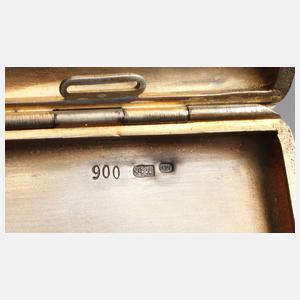 Zigarrettendose Jugendstil Silber