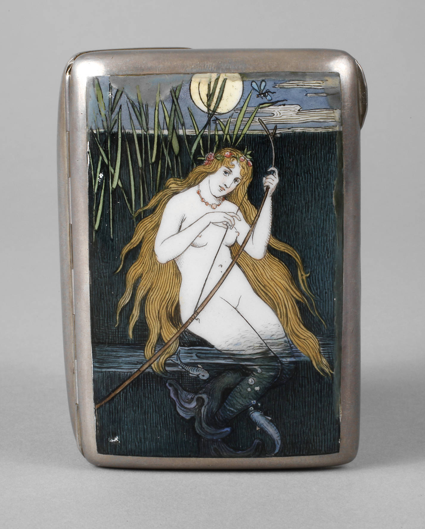 Zigarrettendose Jugendstil Silber