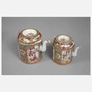 Kaffee-/Teeservice famille rose