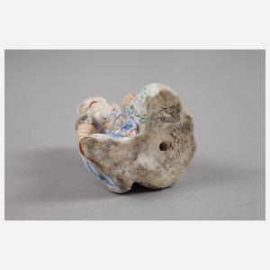 Netsuke Shoki und Oni