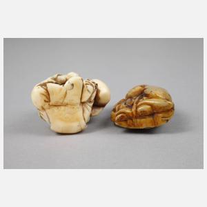 Zwei Netsuken