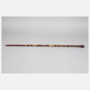 Geschnitzter Spazierstock