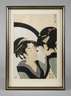 Farbholzschnitt nach Kitagawa Utamaro
