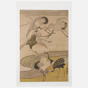 Japanischer Farbholzschnitt