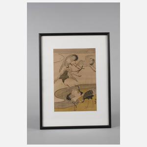 Japanischer Farbholzschnitt