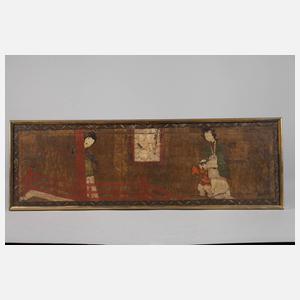 Vier chinesische Bildtafeln