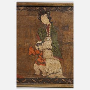 Vier chinesische Bildtafeln