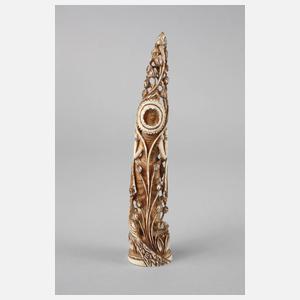 Elfenbeinschnitzerei Saraswati