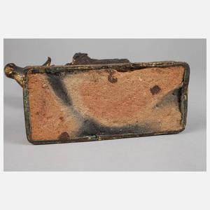 Bronzeplastik Shiva und Nandi