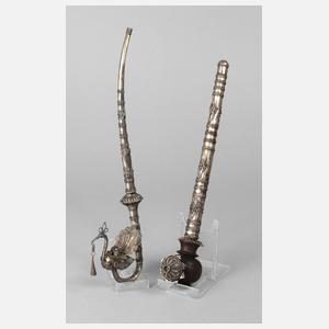 Zwei Opiumpfeifen