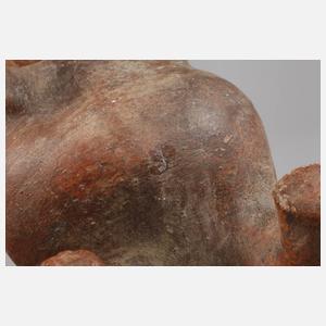Präkolumbische Terrakottafigur