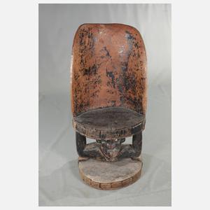 Herrschersitz eines Maorihäuptlings