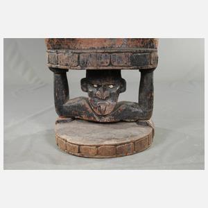 Herrschersitz eines Maorihäuptlings