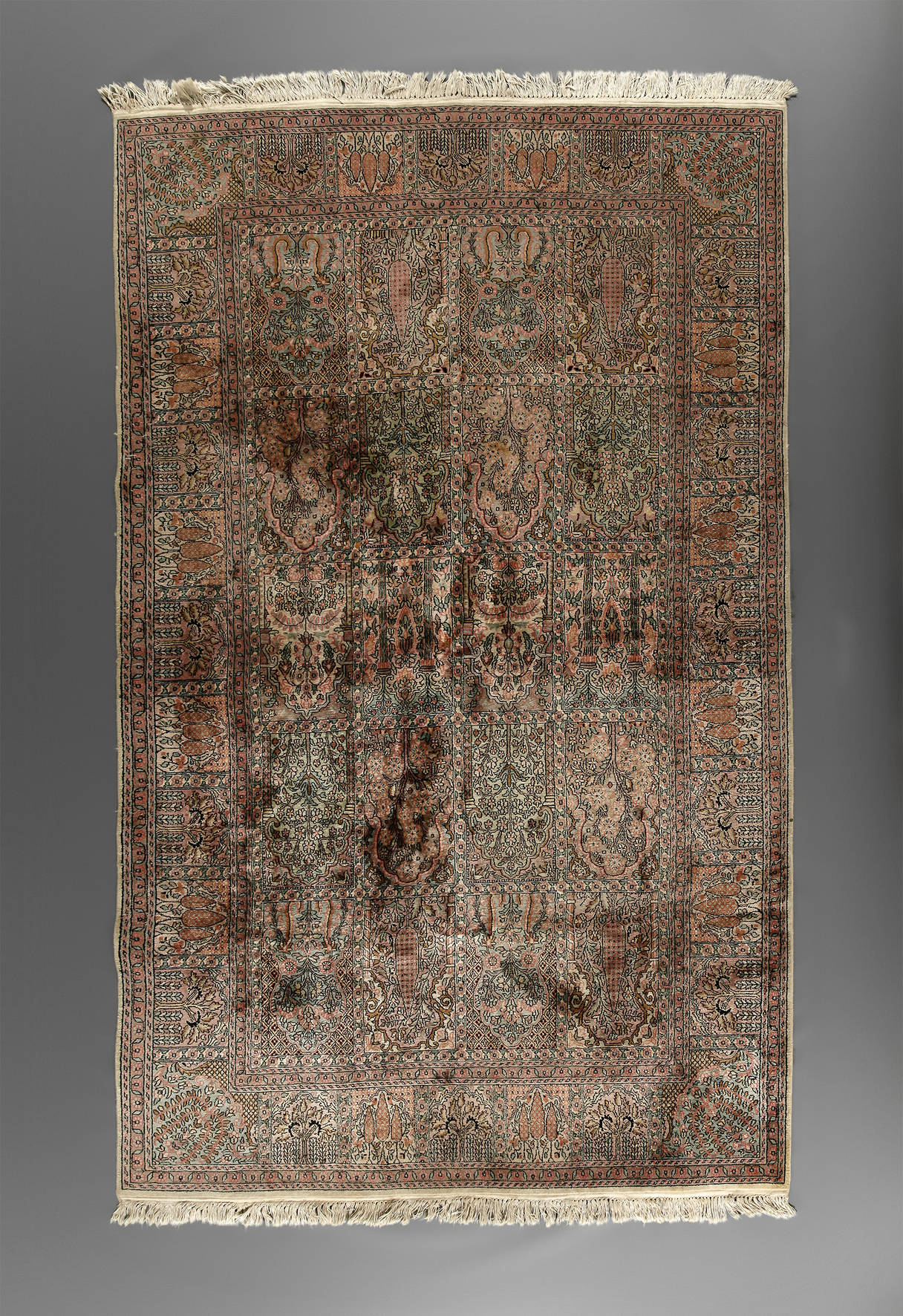 Knüpfteppich Kunstseide