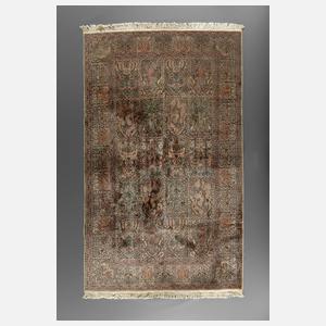 Knüpfteppich Kunstseide