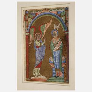 Grosse Buchmalerei des Mittelalters