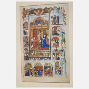 Grosse Buchmalerei des Mittelalters